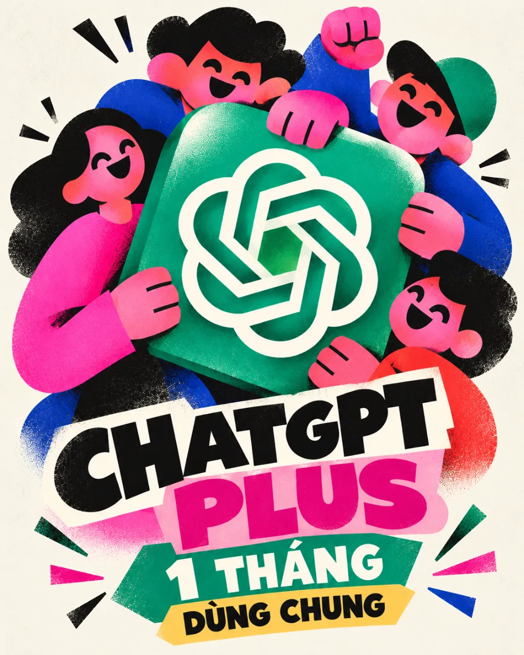 ChatGPT Plus 1 tháng Dùng chung