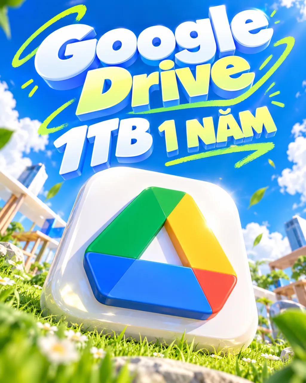 Dung lượng Google Drive gói năm