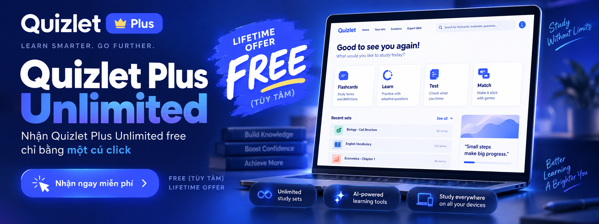 QUIZLET PLUS UNLIMITED FREE